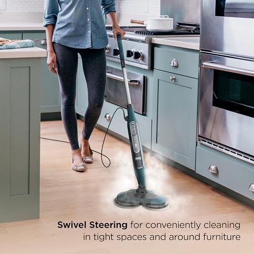 Teal steam and scrub hard floor mop — photo 4