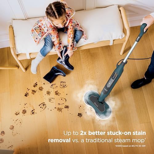 Teal steam and scrub hard floor mop — photo 5