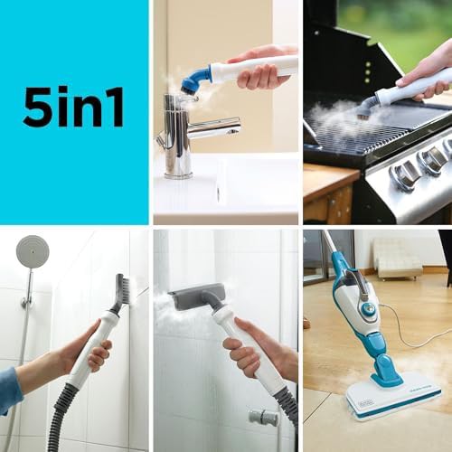 Portable Five in One Corded Steam Mop — photo 3