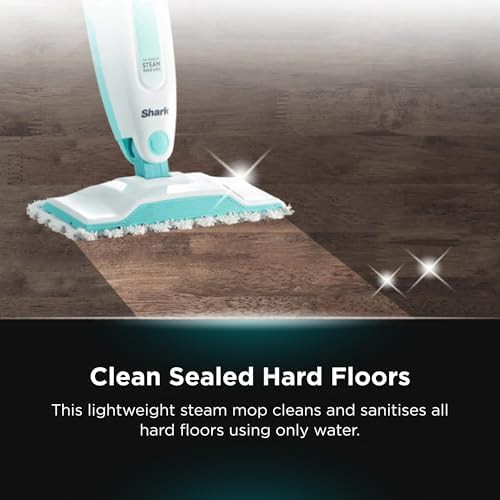 White hard floor mop with removable tank — photo 3