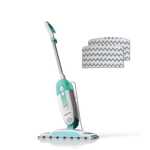 Steam Mop for Sealed Hard Floors with 2 Dirt Grip Pads