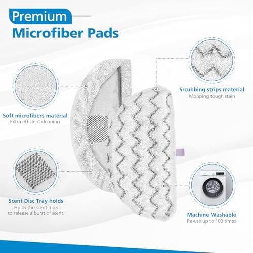 Six pack of scrubbing steam mop pads — photo 3