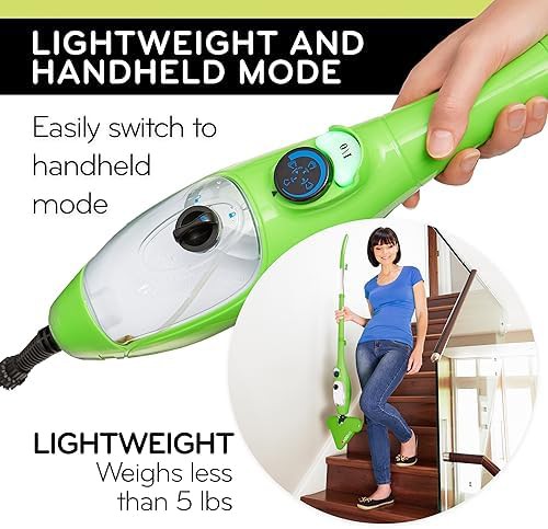 Five in one floor and handheld steam cleaner — photo 4