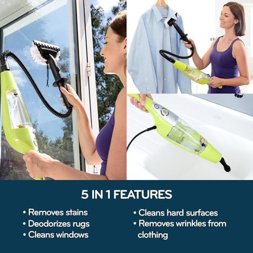 High power steam mop with large water tank — photo 4