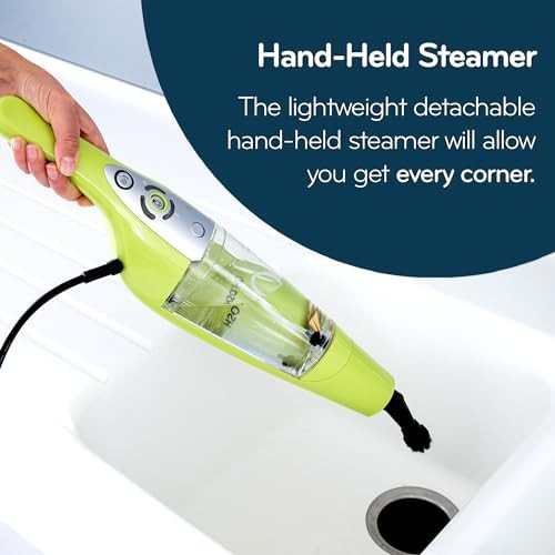 High power steam mop with large water tank — photo 5