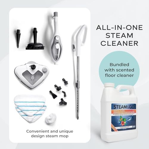 Housekeeper steam mop with tropical water bundle — photo 3