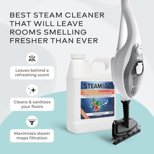 Housekeeper steam mop with tropical water bundle — photo 5