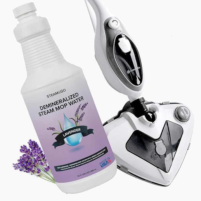 Housekeeper steam mop with lavender water bundle