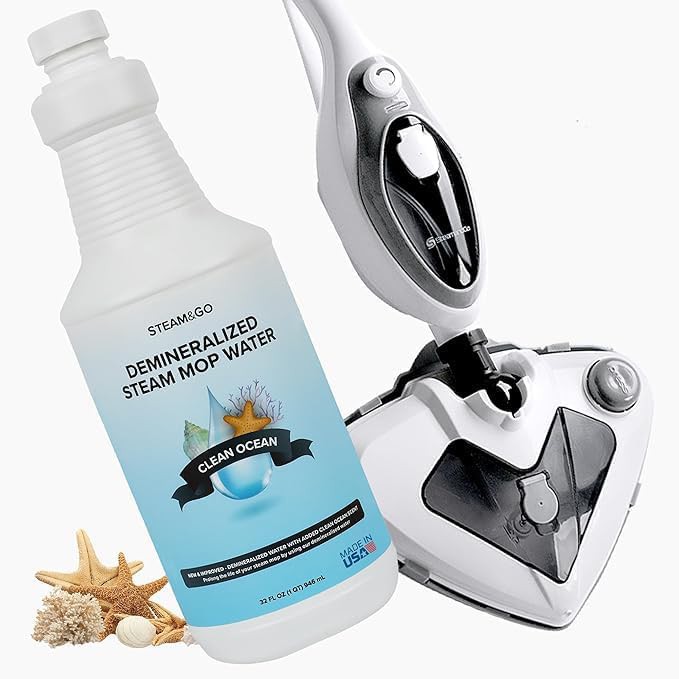 Housekeeper steam mop with ocean water bundle