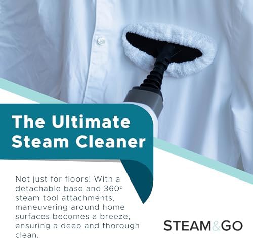 Supra Pro multi-surface steam mop with bendable handle — photo 4