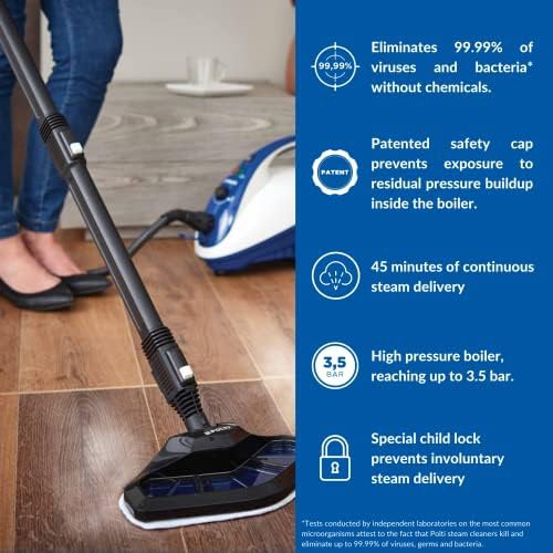 Smart steam cleaner twelve attachments — photo 3