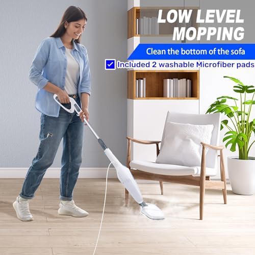Detachable handheld steam mop for hardwood — photo 5