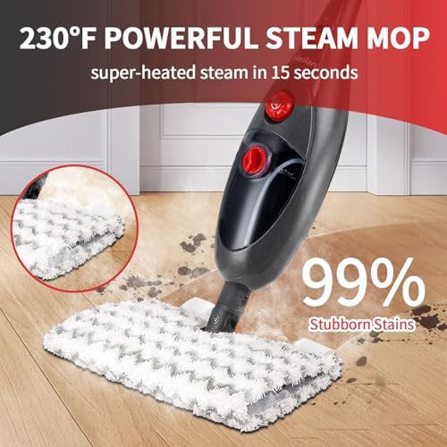 Detachable handheld combo steam mop — photo 5