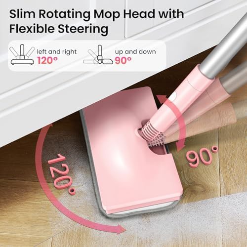 Pink multi purpose floor steamer machine — photo 4