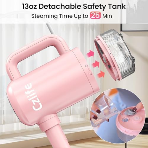 Pink multi purpose floor steamer machine — photo 5