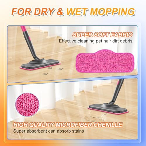 Microfiber replacement pads for steam cleaners — photo 5
