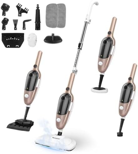 Rose gold multipurpose handheld steam cleaner