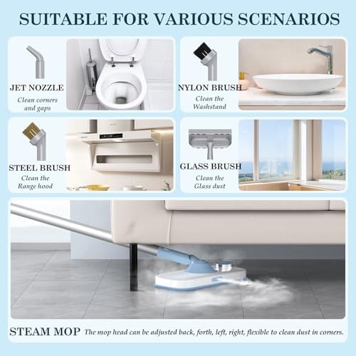 Multipurpose detachable handheld steam mop — photo 4