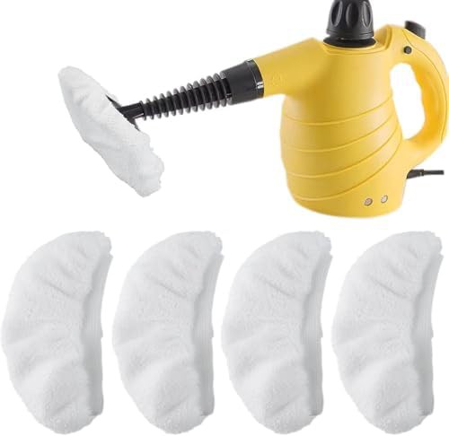 Four pack washable steam mop cloths