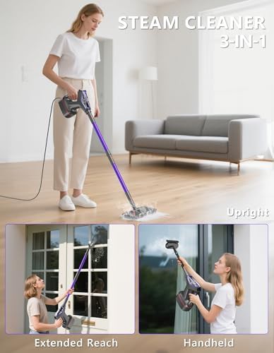 All in one steam mop with handheld unit — photo 4