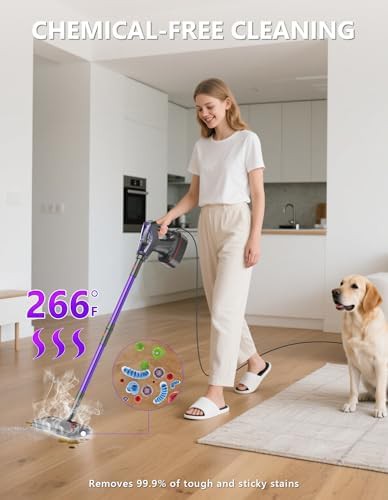 All in one steam mop with handheld unit — photo 5