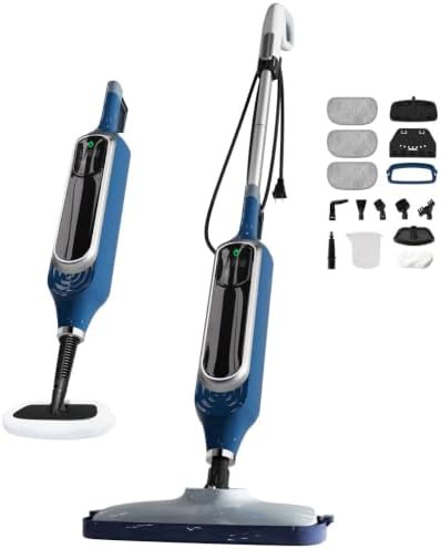 Blue twelve in one garment steamer