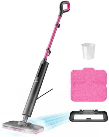 Compact quick start steam mop for floors