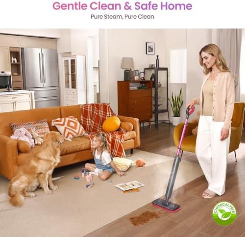 Compact quick start steam mop for floors — photo 4