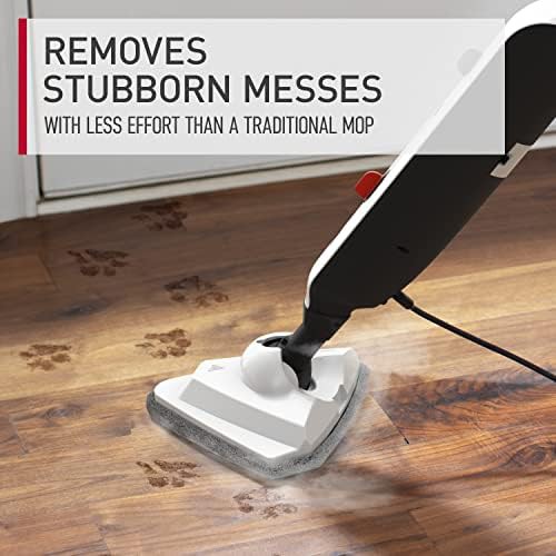 White corded refurbished hard floor mop — photo 5