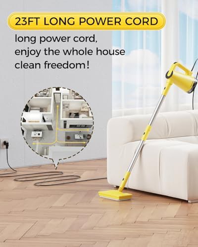 Detachable handheld steamer with long cord — photo 3