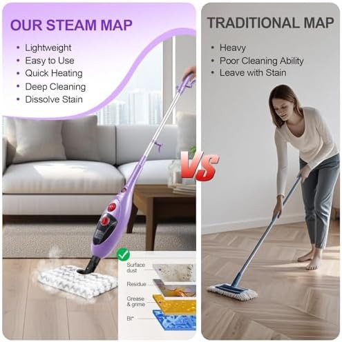 Ten in one steamer with detachable handheld — photo 4