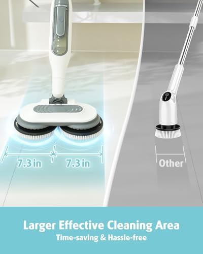 Upgraded scrubbing steam mop pads — photo 4