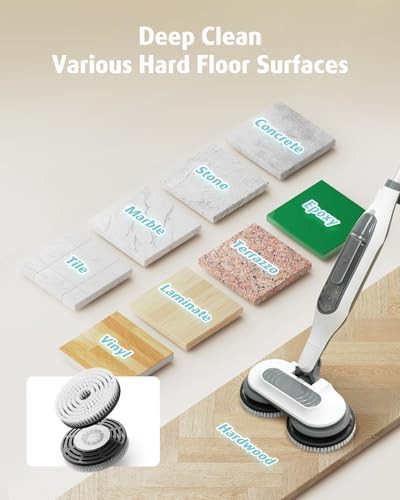 Upgraded scrubbing steam mop pads — photo 5