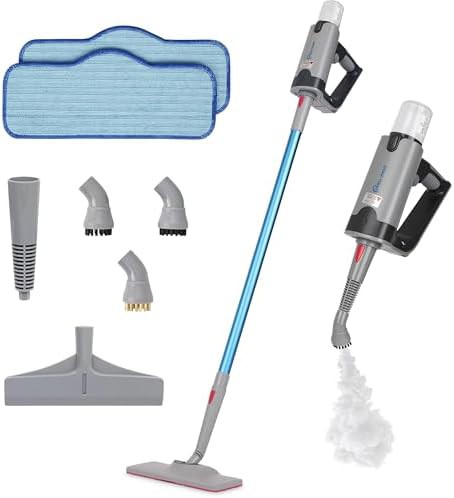 Dual rod ten in one steamer
