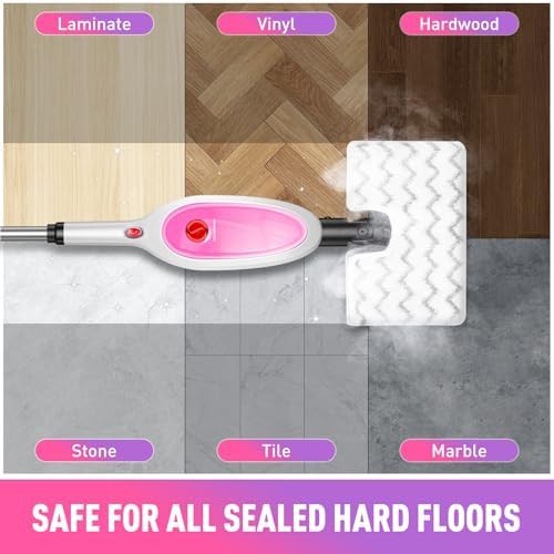 Double sided steam mop with ten accessories — photo 5
