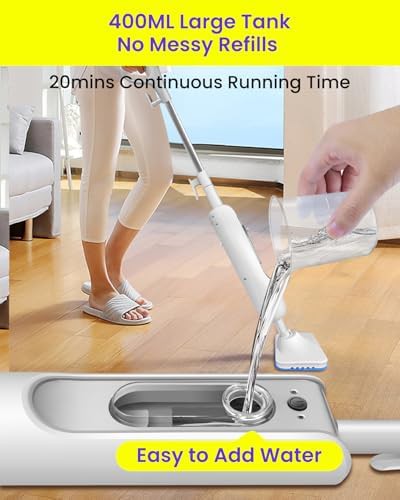 Fast heating floor steamer with adjustable modes — photo 3