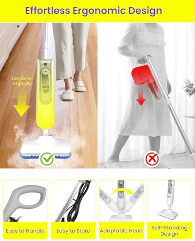 Fast heating floor steamer with adjustable modes — photo 5