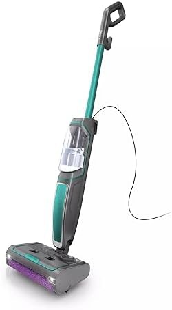 Green steam pickup and scrub mop