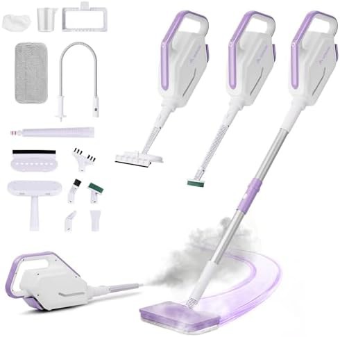 Powerful multipurpose steamer with long cable