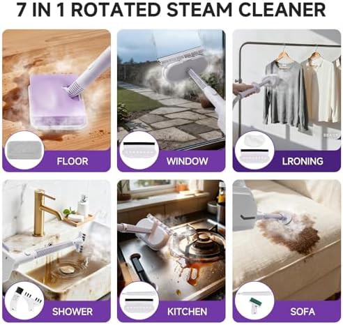 Powerful multipurpose steamer with long cable — photo 5