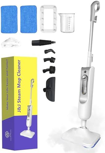 Ergonomic hardwood floor steamer with large tank