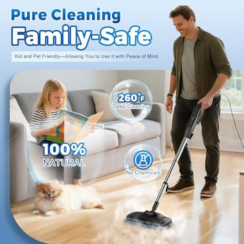 Heavy duty steam mop with dual-speed control — photo 4