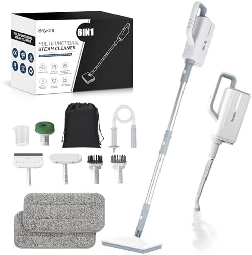 Off white six in one multipurpose mop