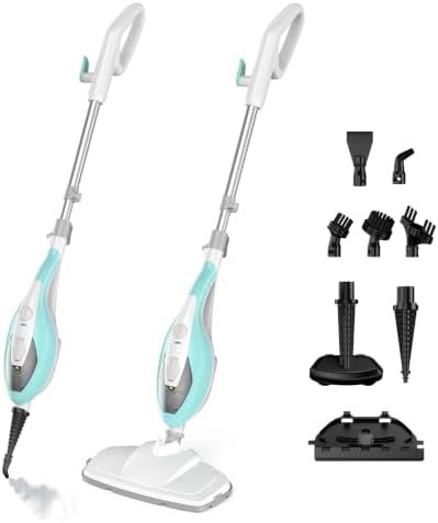White and green fast heating steamer