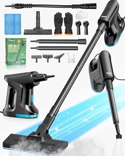 Black fourteen in one handheld steam combo