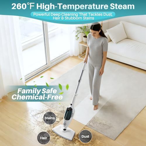 Detachable tank steam mop for multipurpose use — photo 3