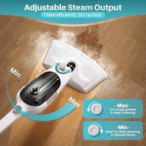 Handheld steam cleaner with eleven accessories — photo 5