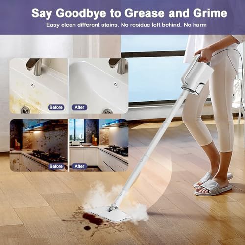Multi surface steamer in white silk — photo 4