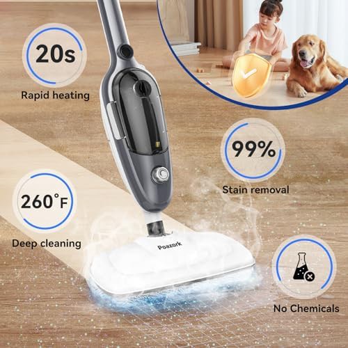 All in one detachable floor and garment steamer — photo 4
