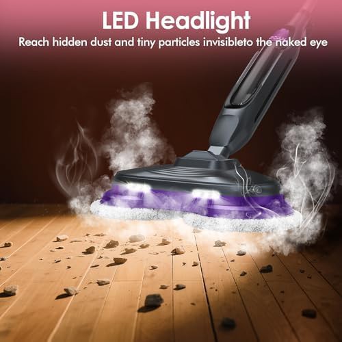Scrubbing Steam Mop with Rotating Pads — photo 4
